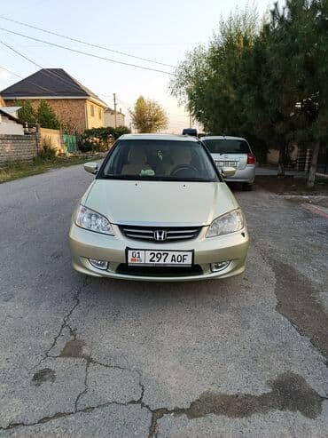 бу авто в кредит без первоначального взноса рядом просп. жибек жолу, бишкек: Honda Civic: 2004 г., 1.7 л, Автомат, Бензиновая, Седан — 8