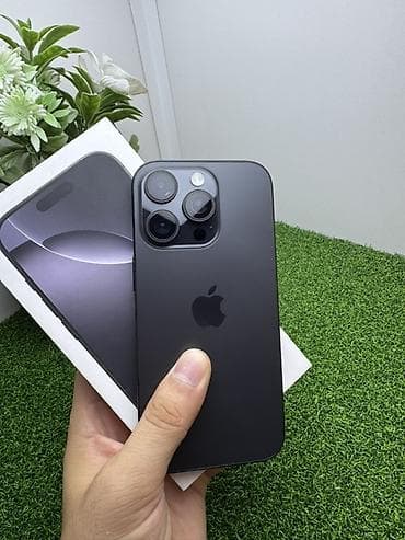 IPhone 16 Pro, Б/у, 256 ГБ, Black Titanium, Коробка at lalafo.kg IPhone 16 Pro, Б/у, 256 ГБ, Black Titanium, Коробка