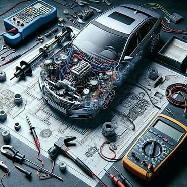 СТО, ремонт транспорта: Компьютерная диагностика, Услуги автоэлектрика, с выездом — 1