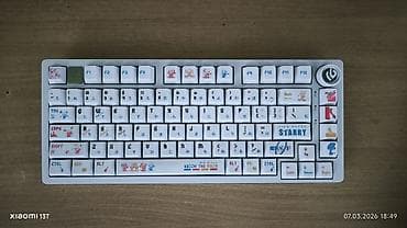 Клавиатура, Механическая, Проводное подключение, Размер: 75%