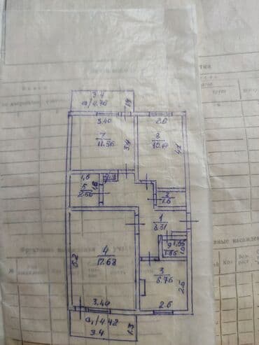 строим дом: 3 комнаты, 60 м², 5 этаж — 2