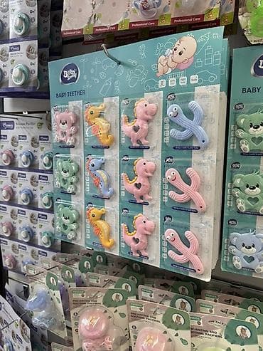 детская соска: Силиконовые прорезыватели для малышей Baby Teether - Мягкий пищевой — 1