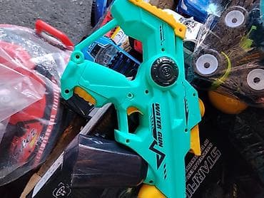 пистолет орбибол: Водяной пистолет Water Gun (бирюзовый с жёлтыми вставками) - Тип — 2