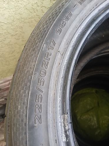 Унаа: Летние шины Nankang 225/50 ZR17 98W (Extra Load) на одном колесе — 3