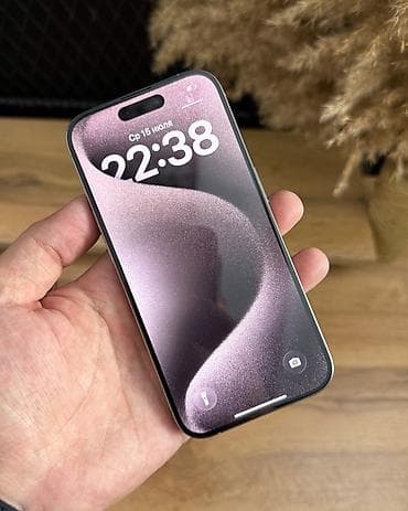IPhone 15 Pro, Б/у, 128 ГБ, Natural Titanium, 81 % — 2