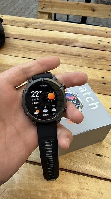 nokia e52: Смарт-часы HD300, 47 мм - Круглый AMOLED‑дисплей (яркий — 3