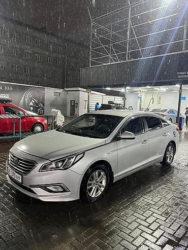 машина на час: Hyundai Sonata: 2015 г., Автомат, Газ, Седан — 1