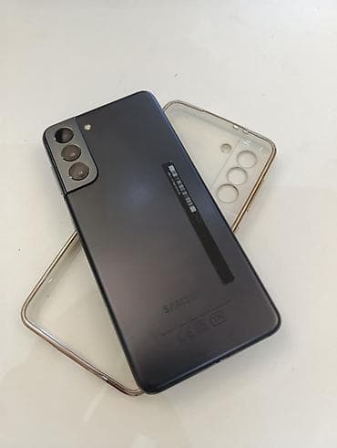 phone 8: Samsung Galaxy S21, Б/у, 128 ГБ, цвет - Серый, 2 SIM — 2