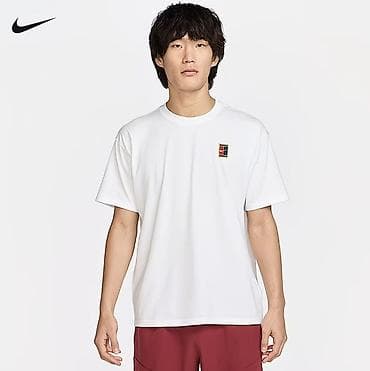 Мужская футболка, L, Nike, Новый, цвет - Белый at lalafo.kg Мужская футболка, L, Nike, Новый, цвет - Белый
