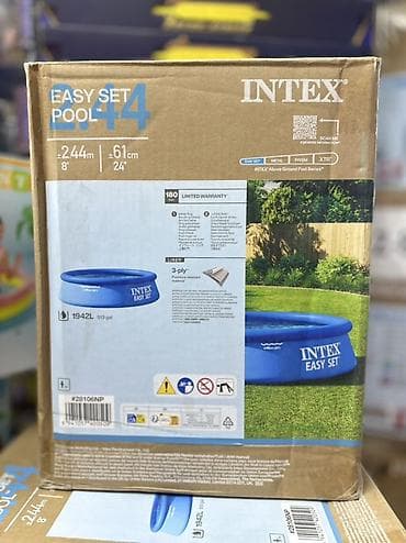 Спорт и отдых: Надувной бассейн Intex Easy Set 244 x 61 см - Серия: Easy Set — 2