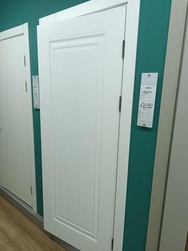 дверь хайтек: Балконная дверь, Новый, Со стеклом, Деревянная — 12