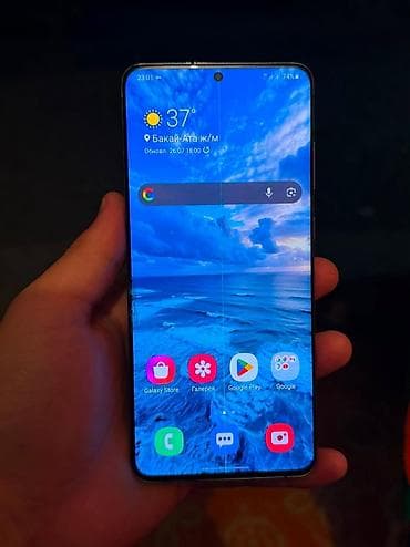 ачки с камерой: Samsung Galaxy S20 Plus, Б/у, 128 ГБ, цвет - Серый, 1 SIM, 2 SIM, eSIM — 2