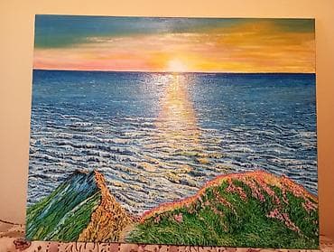 живопись маслом пейзаж: Авторские картины маслом — пейзажи - Сюжеты: горное озеро с — 5