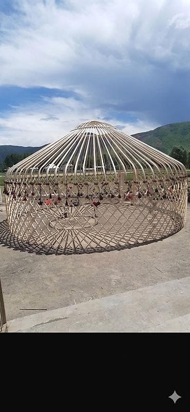 тент для юрты: Сделали уже десятки юрт по Кыргызстану 🇰🇬 Каждую юрту делаем вручную — 4