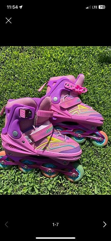 ролик красовки: Детские роликовые коньки, парами: - Модель: раздвижные ролики (указан — 7