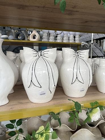 декоративные вазы: Декоративные напольные и настольные вазы - Коллекция из керамики и — 2