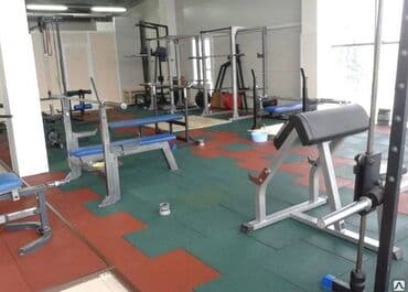 тенистый стол: Резиновые плитки сделано в KG. размеры 500 мм х 500 мм толщина 16 мм — 5