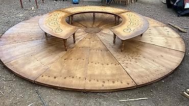 юрты бу: Юрта традиционного типа - Каркас: деревянный, круглая форма — 5