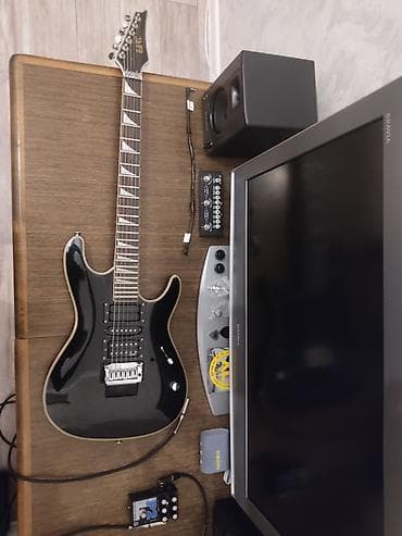 Электрогитара EART, стиль Superstrat.Лады 4.3!колки Grover! идеально at lalafo.kg Электрогитара EART, стиль Superstrat.Лады 4.3!колки Grover! идеально