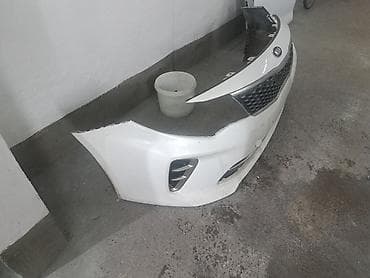 Двери и комплектующие: Бампер Kia, Б/у, Оригинал — 4