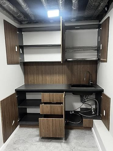 Мебель: Комплект офисной мебели, ДСП, цвет - Коричневый — 2