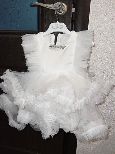 second hend: Детское платье, цвет - Белый, Новый — 2