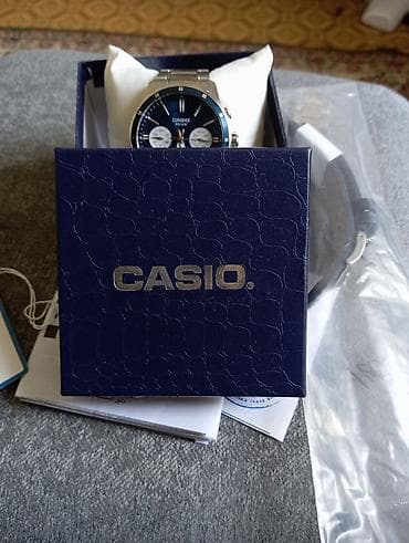 cd card: Классические часы часы, Casio, Водонепроницаемые, Мужские — 2