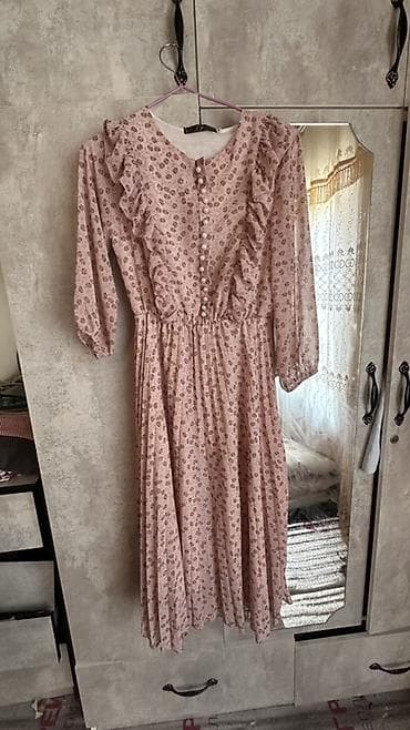 Повседневное платье, Лето, Длинная модель, M