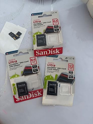 камера видио: Отдам microSD адаптер на 64,64 и 32 ГБ и 3 микросд для камеры все на — 1