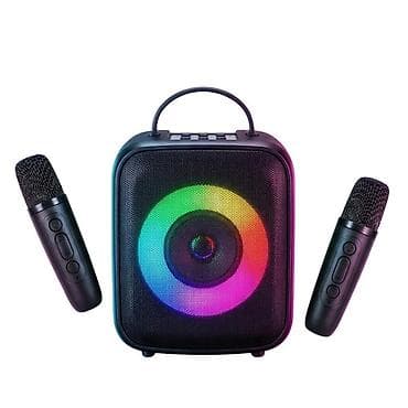 samsung ultra 21: Портативная караоке-акустика с подсветкой и двумя беспроводными — 1