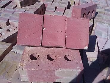 Керамический пустотелый кирпич (лицевой/рядовой), розово‑терракотовых