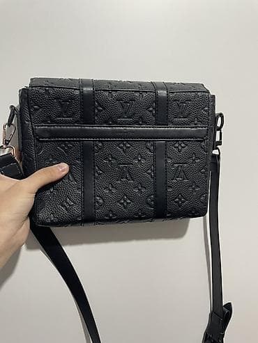 air jordan: Классическая сумка, Louis Vuitton, Франция, Материал: Натуральная кожа, Застежка на магните, Мужские, Б/у — 2