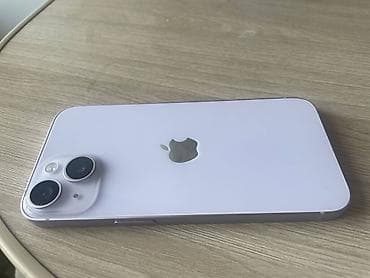 IPhone 14, Б/у, 128 ГБ, Белый, Зарядное устройство, Защитное стекло, Чехол, 82 %