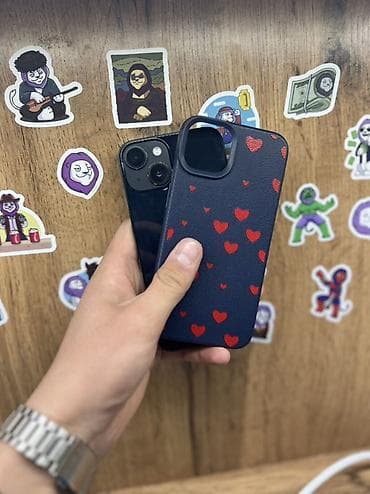 xr 64: IPhone 14, 128 ГБ, Midnight, Чехол, 82 % — 2