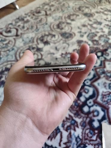 ipone 7: IPhone X, Б/у, 256 ГБ, Белый, Защитное стекло, Чехол, 100 % — 5