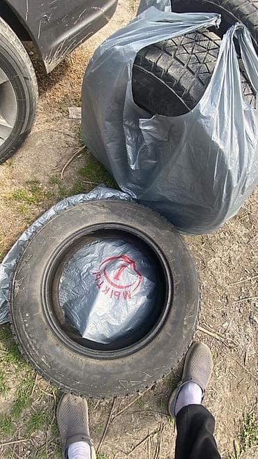 65: Шины 225 / R 17, Зима, Б/у, Комплект, Bridgestone — 4