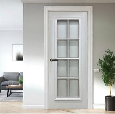 Межкомнатная дверь с остеклением - Материал полотна: окрашенное — 1