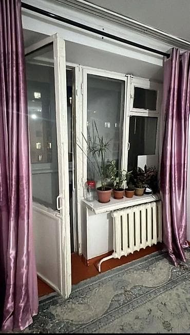 Батирлер: 1 бөлмө, 30 м², Аламедин-1 мкр Малосемейка, 4 кабат, Эски ремонт — 6