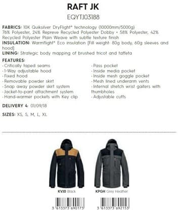 Куртки: Куртка quiksilver мужская сноубордная куртка quiksilver raft jk — 6