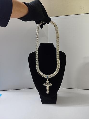 серебряные украшения ручная работа: Серебряный Комплект Рамзес Цепь 100 грамм Крест 32 грамм Серебро 925 — 8