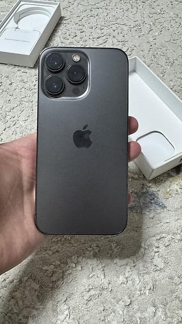 iphone 5с: IPhone 13 Pro, Б/у, 256 ГБ, Черный, Коробка, 85 % — 5