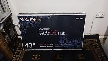 Экраны для проекторов: Смарт‑телевизор YASIN 43" - Диагональ: 43" - Платформа: webOS Hub - — 1