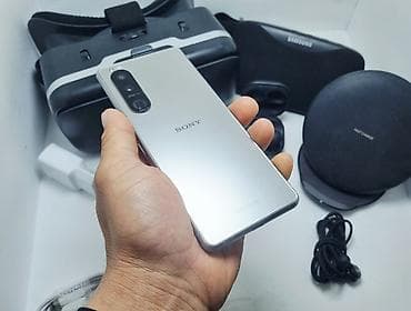 сони эксперия: Sony Xperia 5 IV, Б/у, 256 ГБ, цвет - Серебристый, 1 SIM, eSIM, 2 SIM — 6