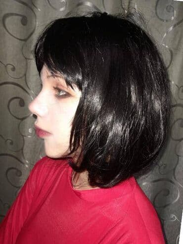 Киреге берилүүчү кийимдер: Продаю парик ( Япония ),хорошего качества,новый,чёрного цвета. Лучше — 5