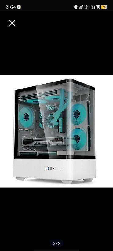 Корпус ПК, Новый, Micro-ATX, цвет - Белый