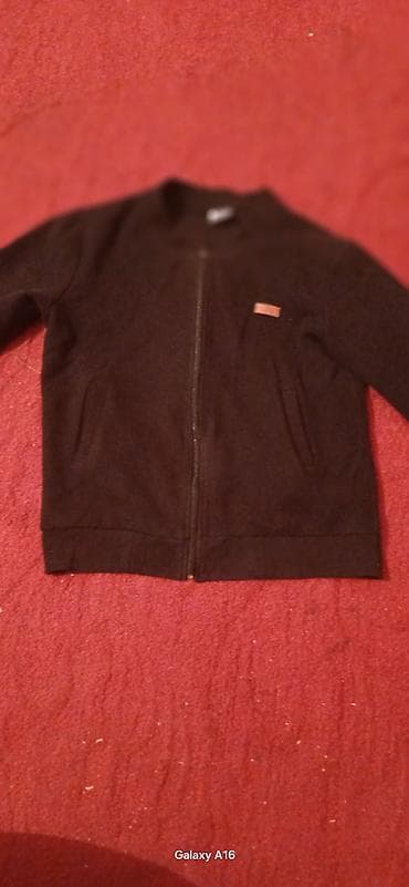 Көйнөктөр: Черная кофта/толстовка на молнии - Универсальный черный цвет — 1