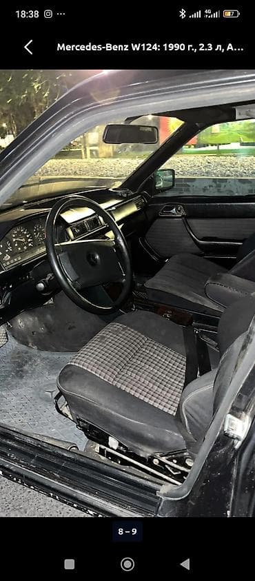 араба ош: Mercedes-Benz 220: 1990 г., 2.3 л, Автомат, Бензин, Седан — 5