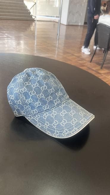 mark spenser: Головные уборы, Gucci, Б/у, цвет - Синий, Платная доставка, Самовывоз — 1