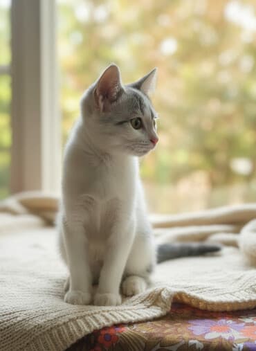 Кошка даром: Беспородная, 2 месяца, Девочка at lalafo.kg Кошка даром: Беспородная, 2 месяца, Девочка