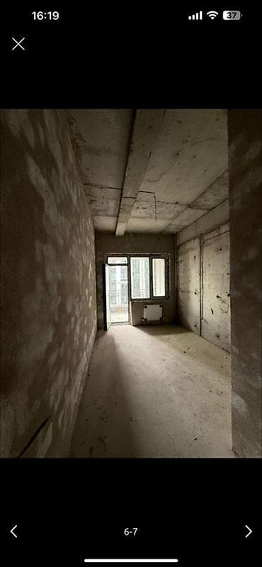616: 1 комната, 43 м², Асанбай мкр Элитка, 6 этаж, ПСО (под самоотделку) — 2